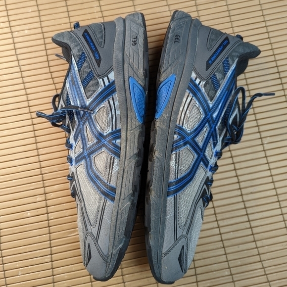 Asics Gel Venture 6  men\'s Sz 14 Shoe Trail Running Gray Grey Blue T7G3N Sneaker main image 6